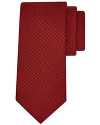 Ferragamo - Micro Gancini Print Silk Jacquard Tie - Lyst