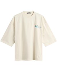 Willy Chavarria - Logo Print Oversized T-Shirt - Lyst