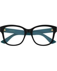 Gucci - Eyewear Rectangle Frame Glasses - Lyst