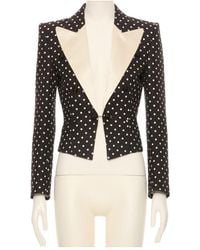 Valentino - Polka Dot Printed Single-Breasted Jacket - Lyst
