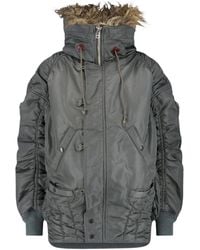 Junya Watanabe - Jacket With Faux Fur - Lyst