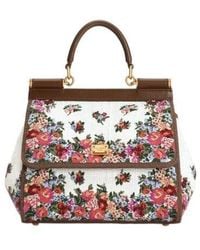 Dolce & Gabbana - Sicily Medium Embroidered Shoulder Bag - Lyst