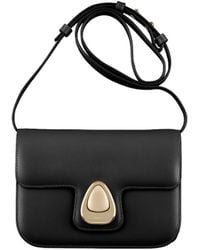 A.P.C. - Logo Engraved Astra Small Shoulder Bag - Lyst