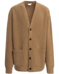 Malo - Waffle-Knit Button Cardigan - Lyst