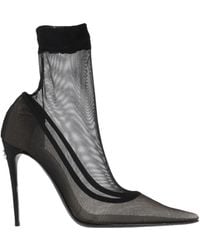 Dolce & Gabbana - Solid Color Ankle Boots - Lyst