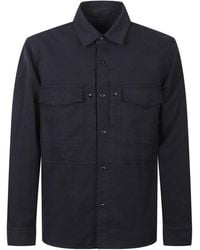 Stone Island - Logo Patch Overshirt - Lyst