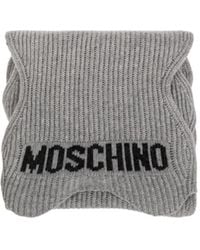 Moschino - Logo Scarf - Lyst
