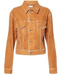 Rabanne - Single-Breasted Denim Jacket - Lyst