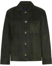 Max Mara - Suede Shirt Jacket - Lyst