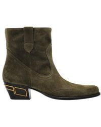 Etro - Block Heeled Ankle Boots - Lyst