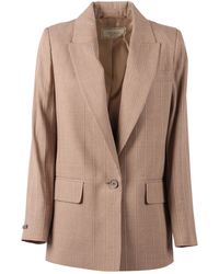 Peserico - Striped Blazer - Lyst