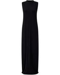 Elisabetta Franchi - Embellished Neck Sleeveless Dress - Lyst
