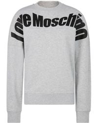 Moschino - Logo Details Sweater - Lyst