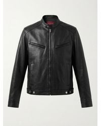 Gucci - Zip-Up Goat Leather Jacket - Lyst