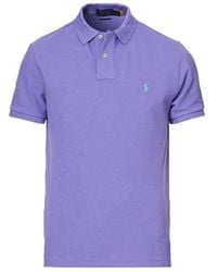 Polo Ralph Lauren - Pony Embroidered Short-Sleeved Polo Shirt - Lyst