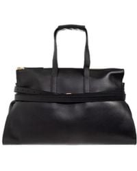 Moschino - Belted Top-Handles Tote Bag - Lyst