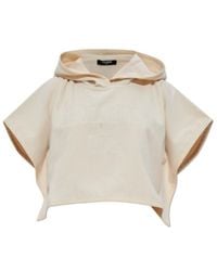 Balmain - Cropped Poncho - Lyst