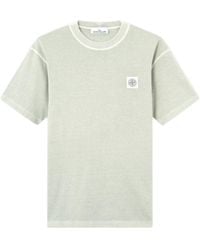 Stone Island - Logo Patch Crew-Neck T-Shirt - Lyst