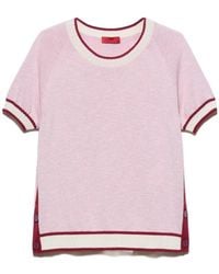 MAX&Co. - Short-Sleeved Knitted T-Shirt - Lyst