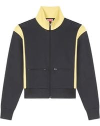 KENZO - Logo Detailed Zip-Up Jacket - Lyst