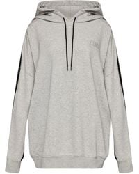 MM6 by Maison Margiela - Double Front Drawstring Hoodie - Lyst