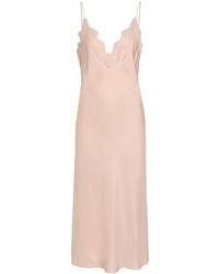 Rohe - Lace-Trim Silk Midi Slip Dress - Lyst