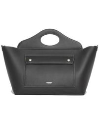 Burberry - Small Pocket Tote Bag - Lyst