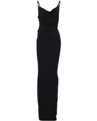 Coperni - Draped Open-Back Jersey Maxi Dress - Lyst