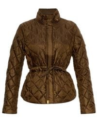 MICHAEL Michael Kors - Quilted Belted Jacket - Lyst