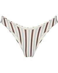 Haight - Leila Striped Bikini Briefs - Lyst