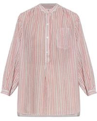 Isabel Marant - Saocha Striped Button Shirt - Lyst