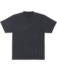 Balenciaga - T-Shirt Back Large Fit Da Donna - Lyst