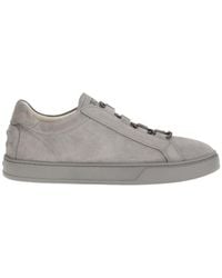 Tod's - Round Toe Low Top Sneakers - Lyst