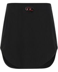 DIESEL - Logo Plaque O Livery Skirt - Lyst