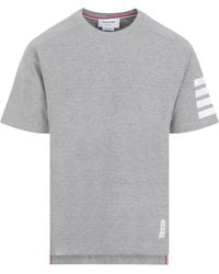 Thom Browne - Bar Stripe Crewneck T-Shirt - Lyst