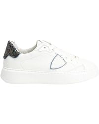 Philippe Model - Logo Lace-Up Low-Top Casual Shoes - Lyst
