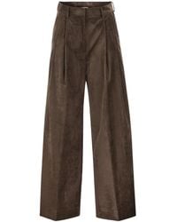 Antonelli - Pleated Wide-Leg Pants - Lyst