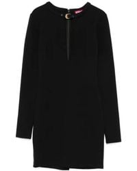 STAUD - Astor Long-Sleeved Mini Dress - Lyst