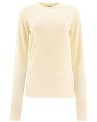 Jil Sander - Rib Knitted Crewneck Sweater - Lyst