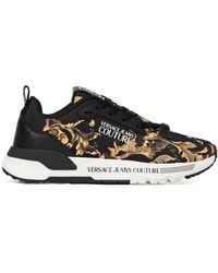 Versace Jeans Couture - Dynamic Baroque-Print Sneakers - Lyst