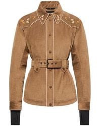 Moncler - Grenoble Olonne Belted Shirt Jacket - Lyst