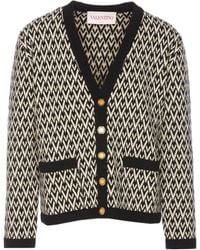 Valentino - Long-Sleeved Cardigan - Lyst