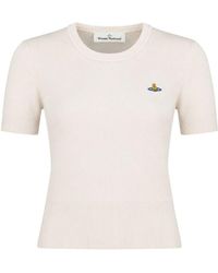 Vivienne Westwood - Bea Logo Knitted Top - Lyst