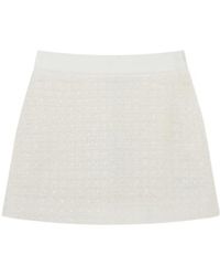 CASABLANCA - Tweed Mini Skirt - Lyst