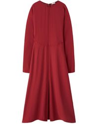 JOSEPH - Long-Sleeve Midi Dress - Lyst