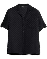 Gucci - Gg Jacquard Short-Sleeve Bowling Shirt - Lyst