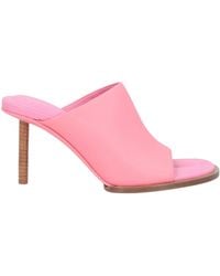 Jacquemus - Minimalist Leather High Heel Sandals - Lyst