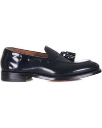 Doucal's - Almond Toe Tasseled Loafers - Lyst