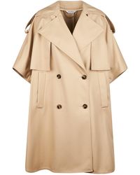 Max Mara - Zeus Double-Breasted Poncho - Lyst