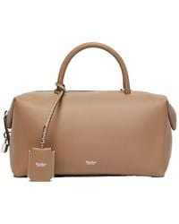 Max Mara - Holdallm Logo Stamp Zip-Up Tote Bag - Lyst